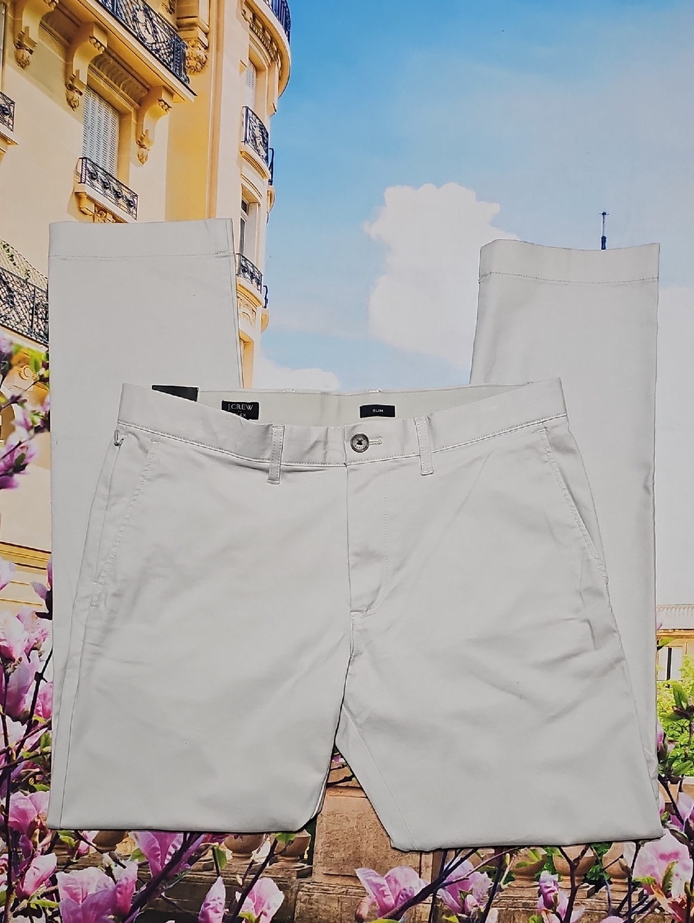 J.Crew Beige Slim Flex Pants Size 32x30 New